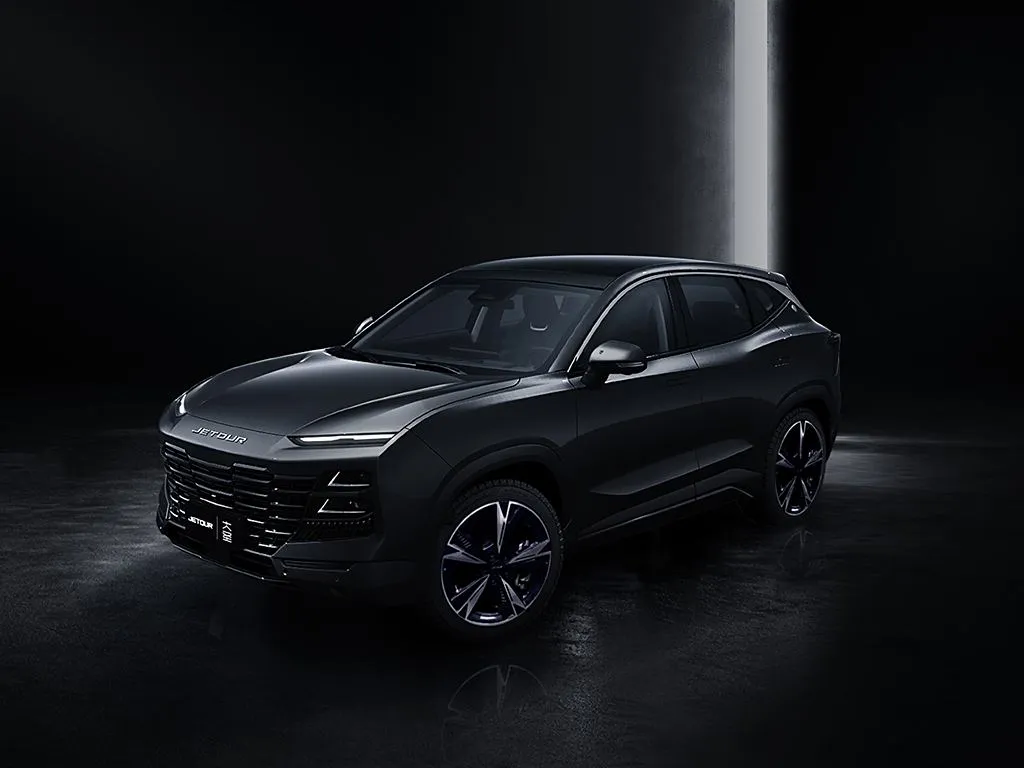 Jetour T2 SUV 하이브리드 버전 Euro VI 새로운 도착 라이트 터보 ACC 자동 기어 박스 가죽 왼쪽 스티어링