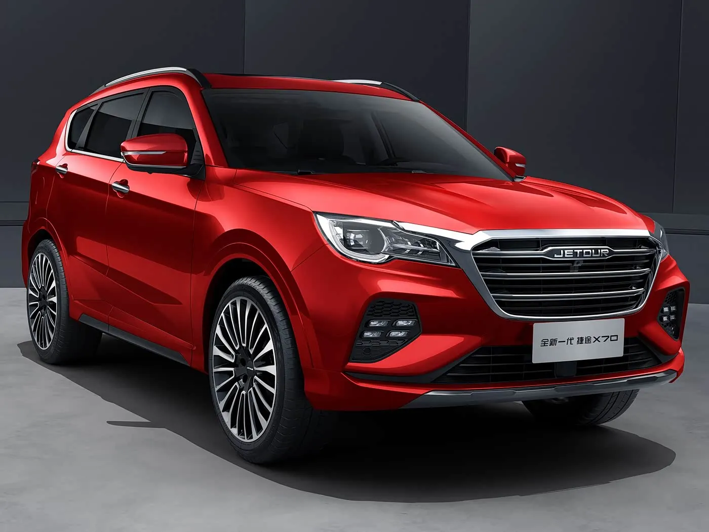 새로운 Chery Jetour X70 SUV 자동 드라이브 유로 VI 방출 합금 루프 랙 후면 카메라 가죽 시트
