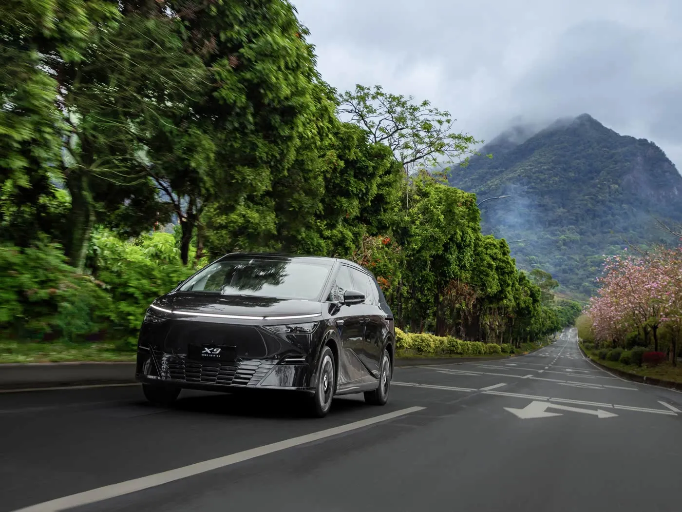 Xpeng X9 장거리 MPV SUV 순수 전기 왼쪽 조향 경쟁력 있는 가격 신에너지 차량