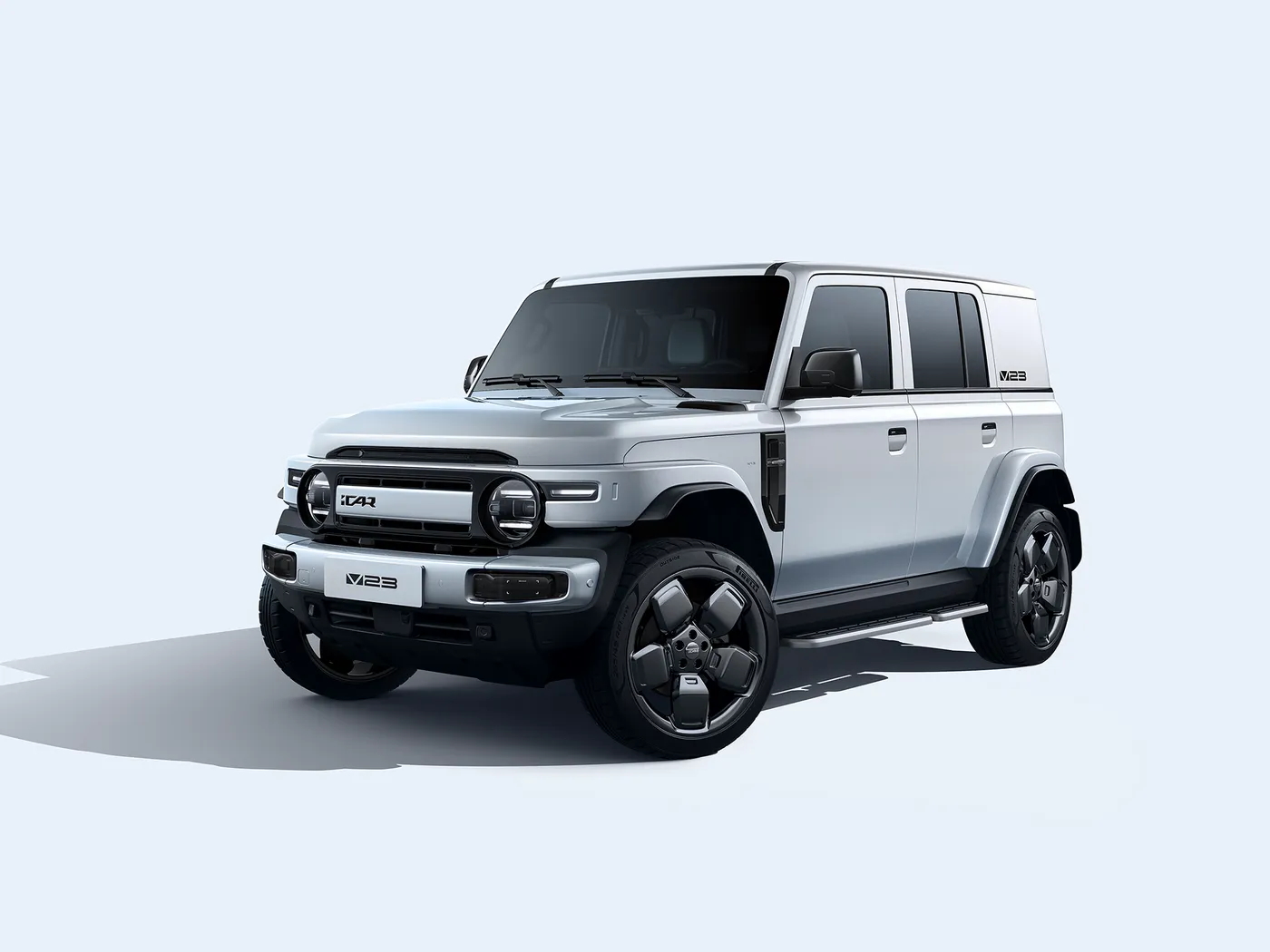 Chery ICar V23 EEC 인증 미니 SUV 하이브리드 전기 고속 4WD 오프로드 리튬 배터리 왼쪽 스티어링 신 에너지 차량