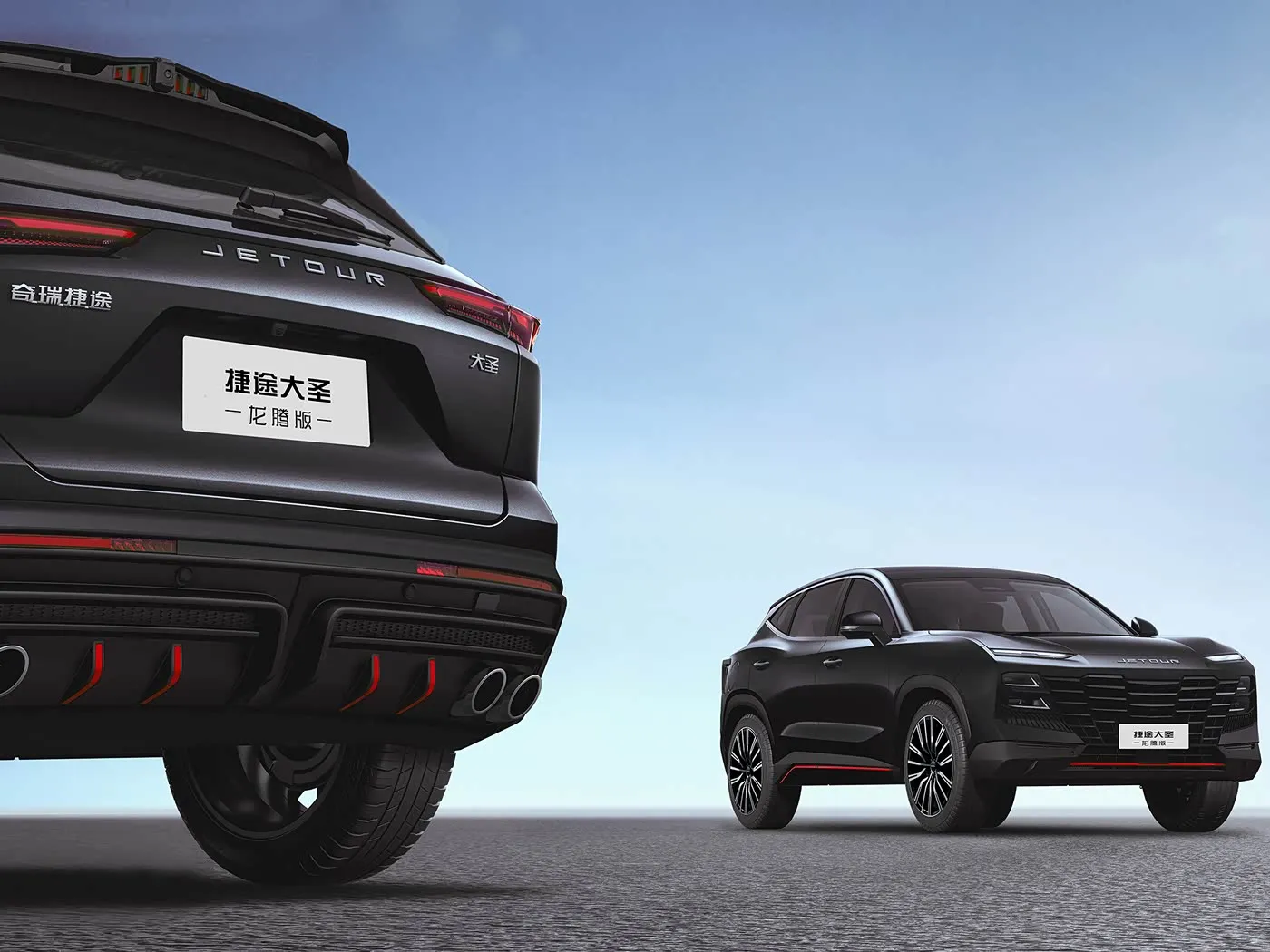 Jetour T2 SUV 하이브리드 버전 Euro VI 새로운 도착 라이트 터보 ACC 자동 기어 박스 가죽 왼쪽 스티어링