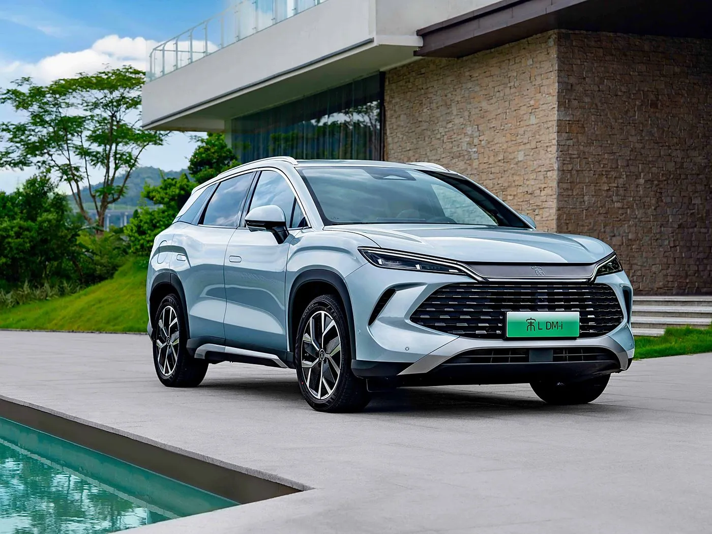 BYD Song L DM-i 소형 PHEV SUV 장거리, 고속 신에너지 차량 DiPilot 2.0 열선 시트 360° 파노라마 카메라