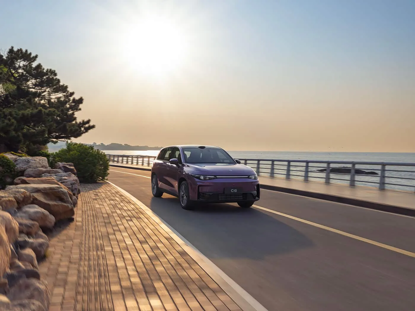 LEAPMOTOR C10 하이브리드 고속 4WD 전기 SUV 170km 범위 중국산 신에너지 차량