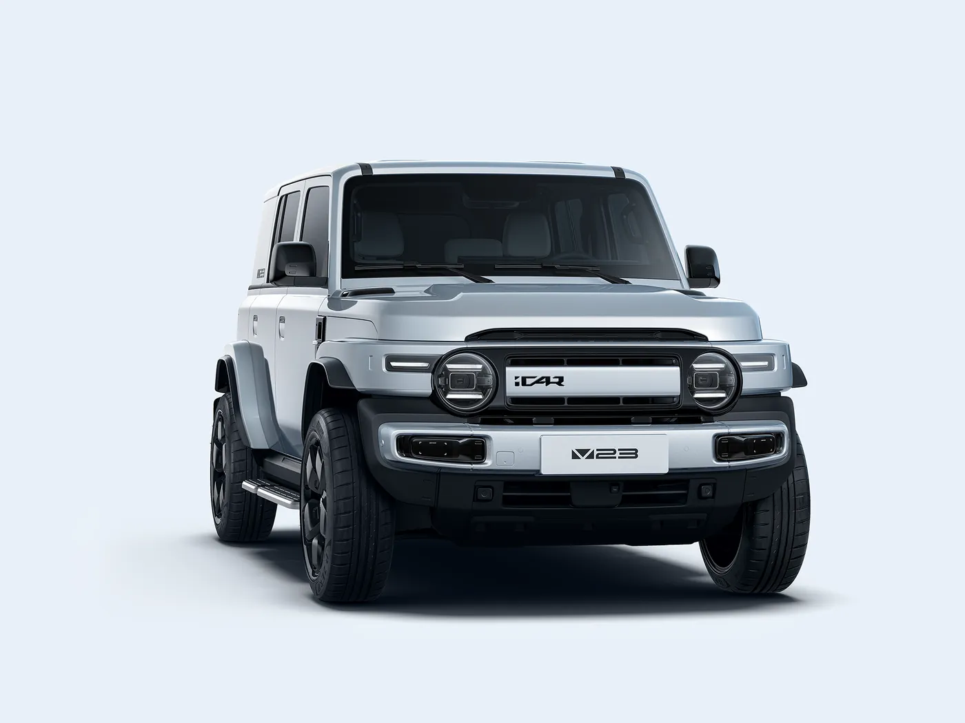 Chery ICar V23 EEC 인증 미니 SUV 하이브리드 전기 고속 4WD 오프로드 리튬 배터리 왼쪽 스티어링 신 에너지 차량