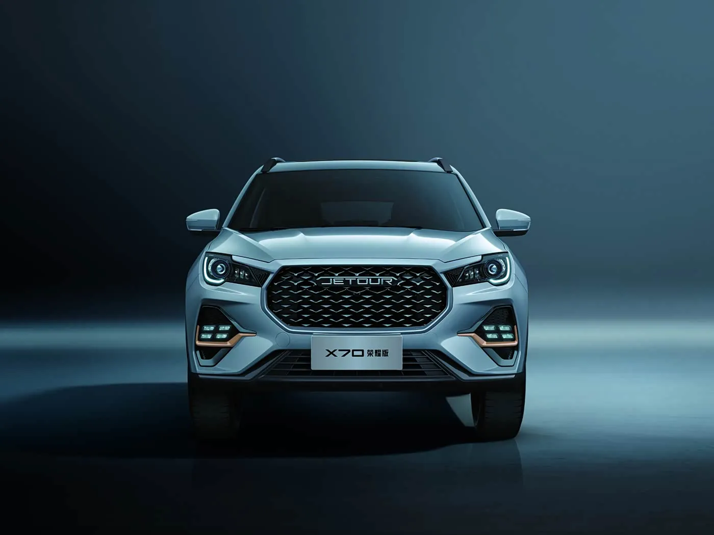 새로운 Chery Jetour X70 SUV 자동 드라이브 유로 VI 방출 합금 루프 랙 후면 카메라 가죽 시트