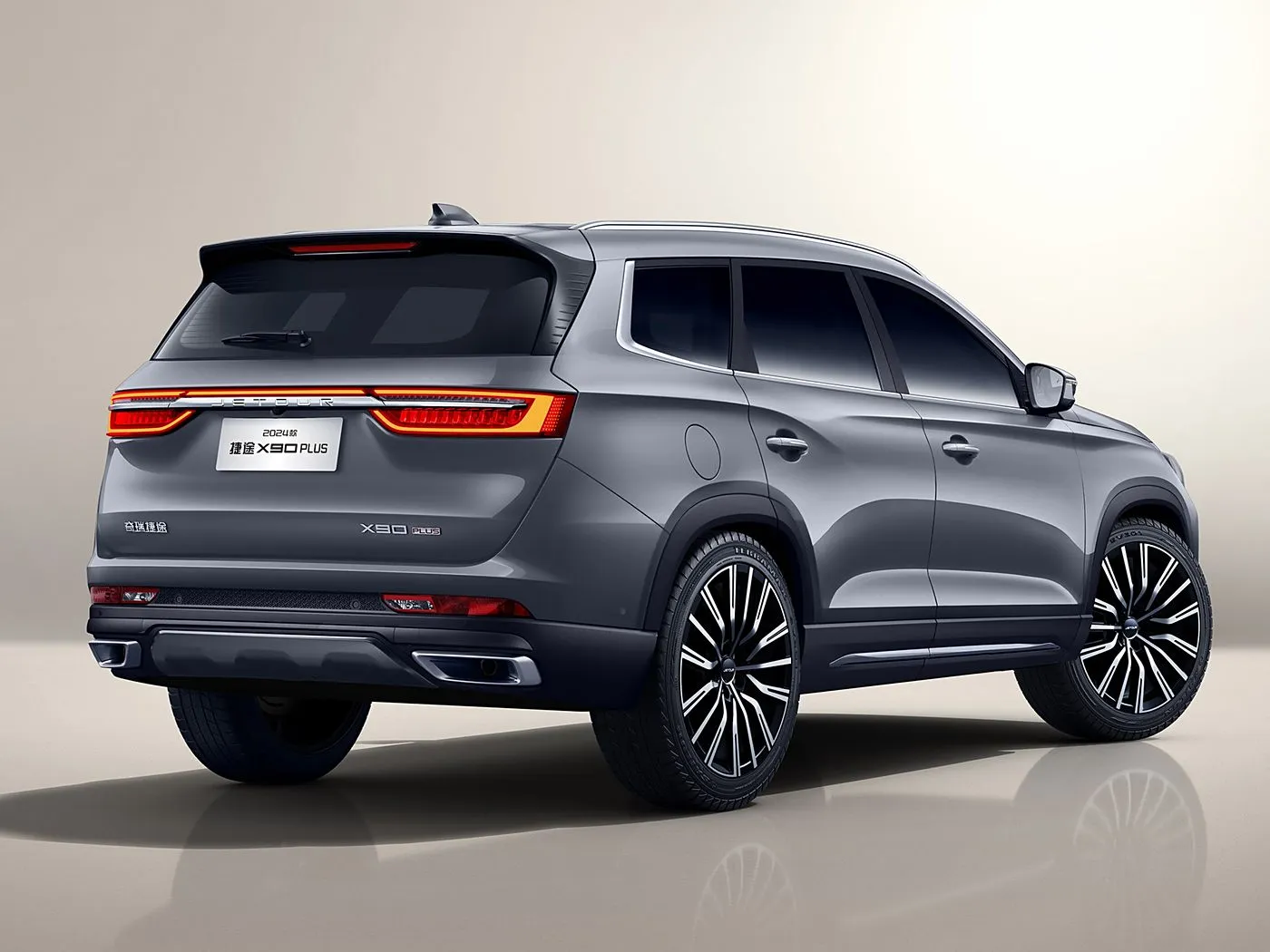 새로운 Chery Jetour X90 PLUS SUV 자동 드라이브 유로 VI 합금 루프 랙 가죽 시트